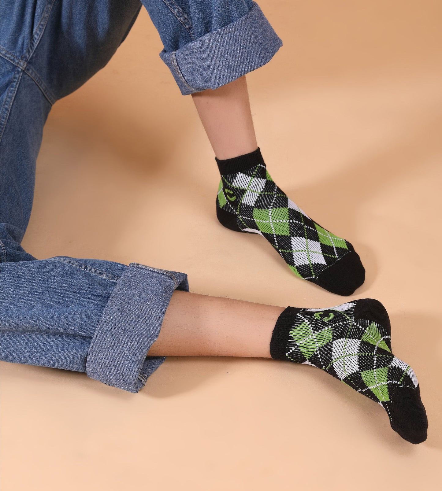 UltraComfort Colorblock Ankle Socks Free