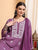 Shiza Chikankari Premium Modal Co-ord Set (Mauve)