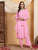 Farha Chikankari Premium Modal Co-ord Set (Baby Pink)
