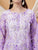 Anika Chikankari Mulmul Co-ord Set (Lavender)
