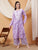 Anika Chikankari Mulmul Co-ord Set (Lavender)