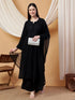 Farha Chikankari Premium Modal Co-ord Set (Black)