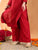 Priya Chikankari Kurta Palazzo Cotton Co-ord Set (Maroon)