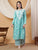 Anika Chikankari Mulmul Co-ord Set (Green)