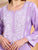 Haya Chikankari Rayon Co-ord Set (Lilac)