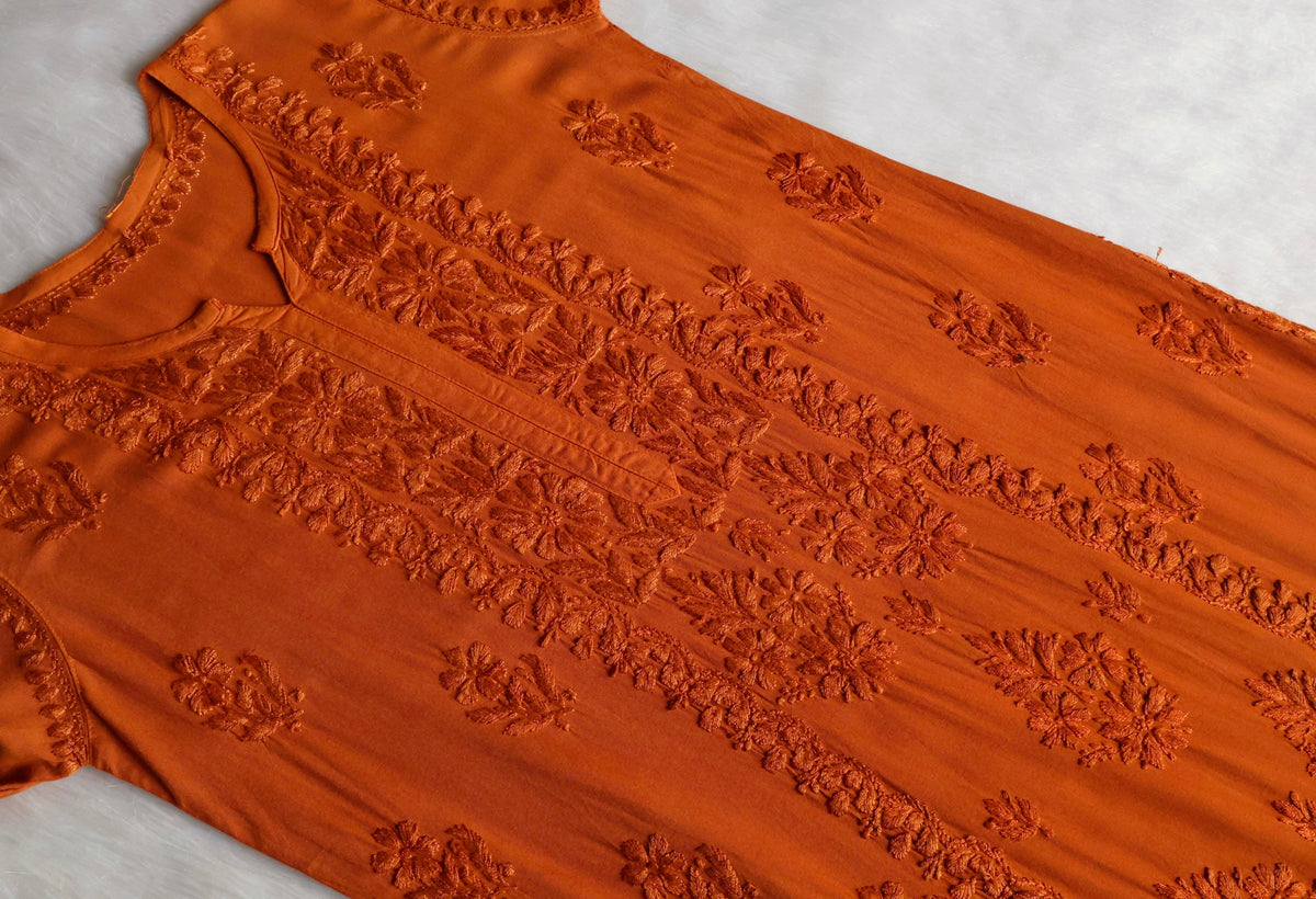 Amirah Golden Brown 2 piece Rayon set