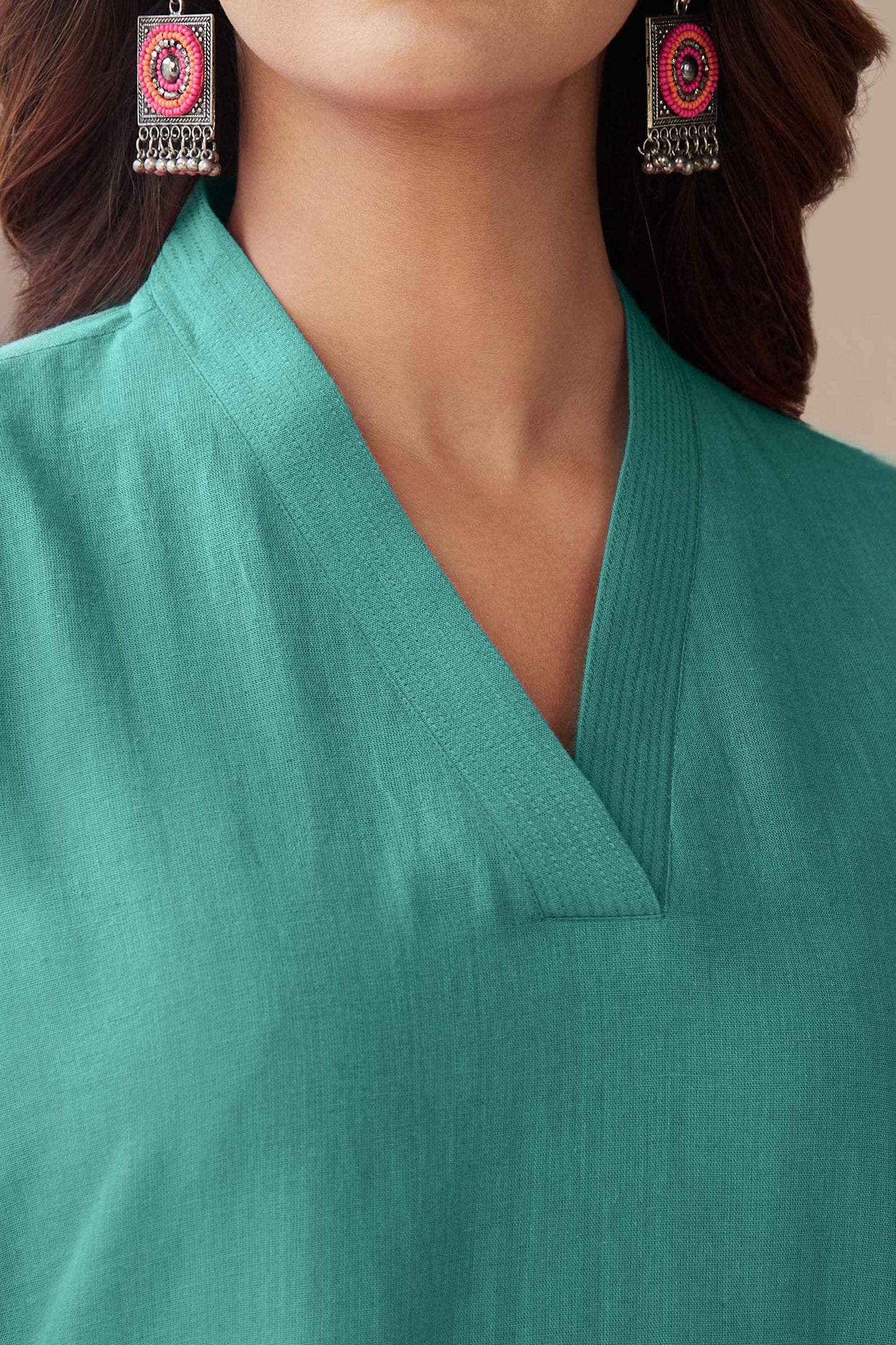 Roza Seher Turquoise Kurta
