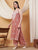 Raha Chikankari Strappy Rayon Co-ord Set (Nude Coral)