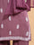 Haya Chikankari Rayon Co-ord Set (Mauve)