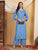 Faiza Chikankari Rayon Co-ord Set (Powder Blue)