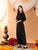 Priya Chikankari Kurta Palazzo Cotton Co-ord Set (Black)