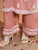 Haya Chikankari Rayon Co-ord Set (Nude Coral)