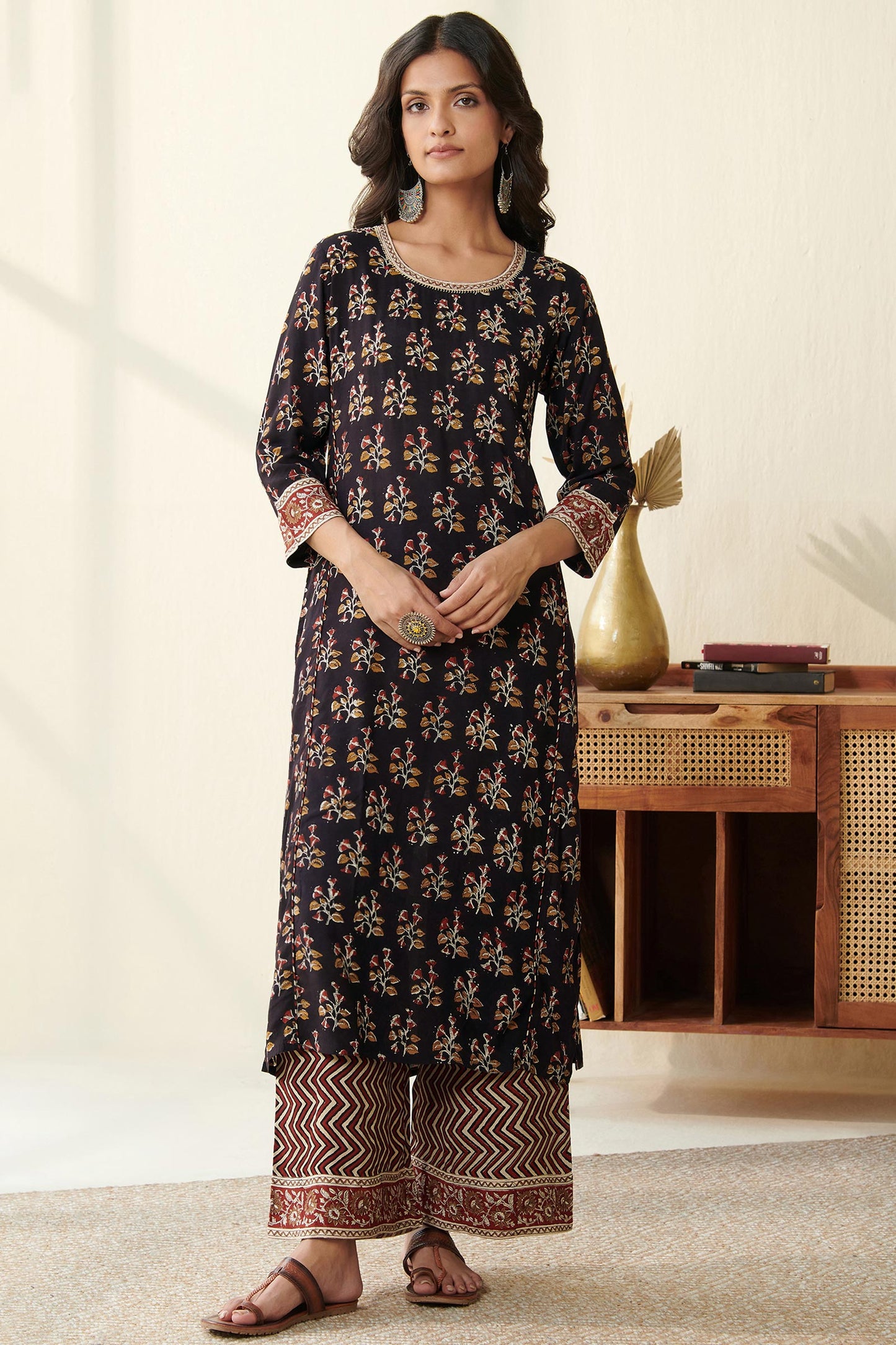 Sehra Kashaf Bagru Kurta
