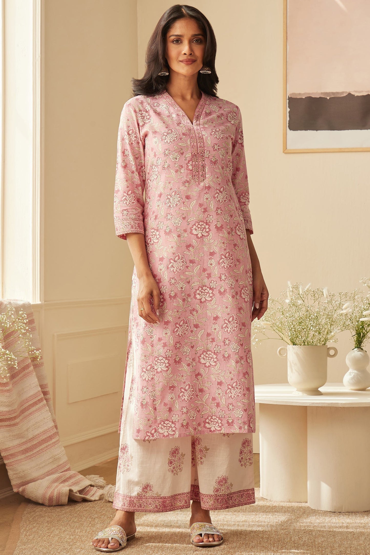 Rosheen Ruhi Sanganeri Kurta