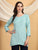 Misha Chikankari Modal Short Kurti (Spanish Green)