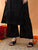 Priya Chikankari Kurta Palazzo Cotton Co-ord Set (Black)