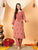 Faiza Chikankari Rayon Co-ord Set (Nude Coral)