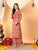 Faiza Chikankari Rayon Co-ord Set (Nude Coral)