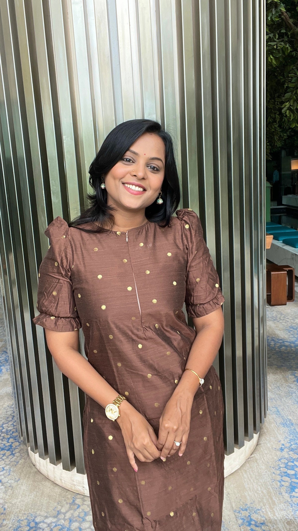Samantha  inspired 3 piece raw silk suit set with dupptta