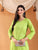 Ananya Chikankari Kurta Pant Cotton Co-ord Set (Parrot Green)