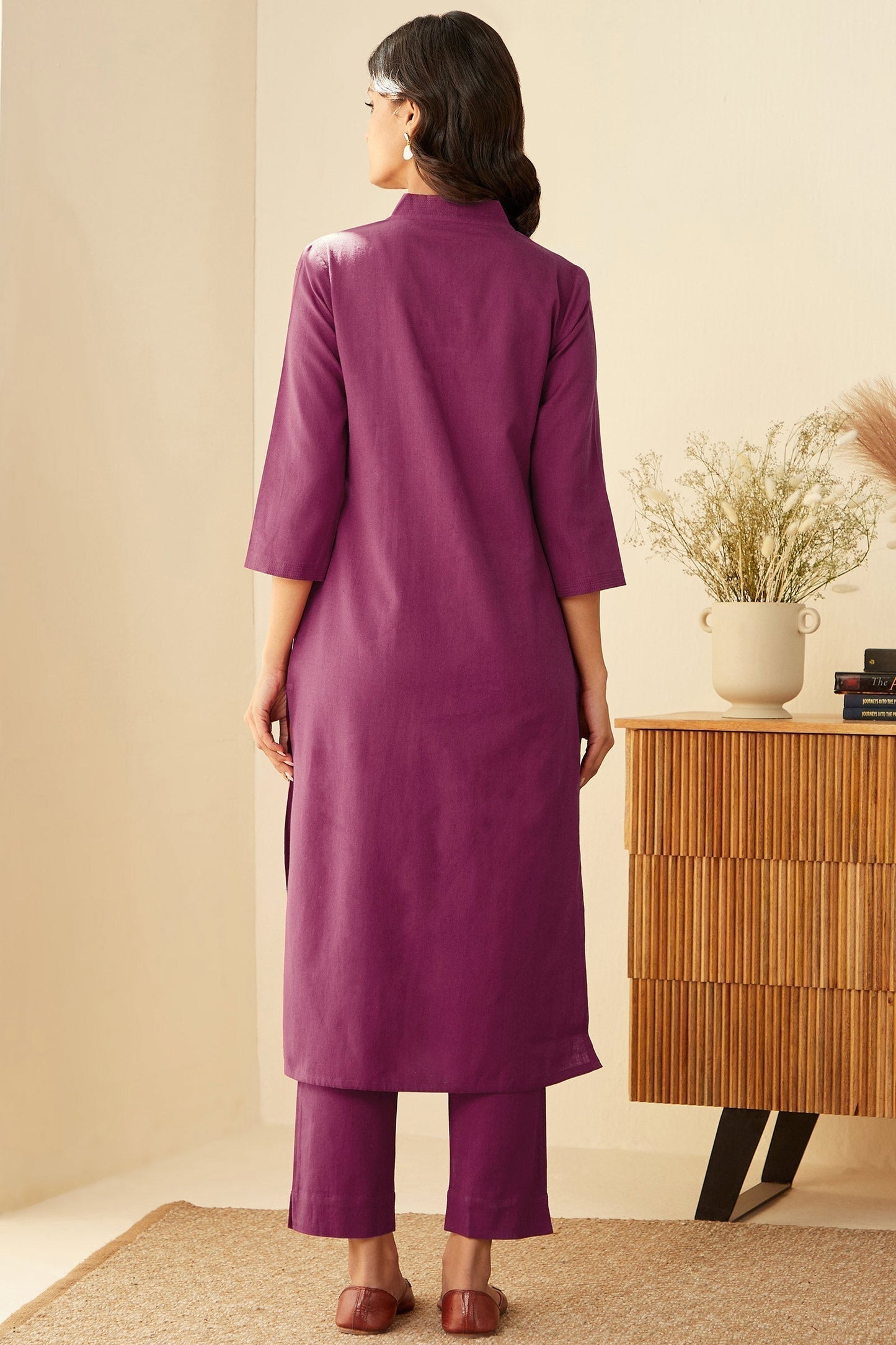 Gulbarg Magenta Kurta