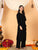 Faiza Chikankari Rayon Co-ord Set (Black)
