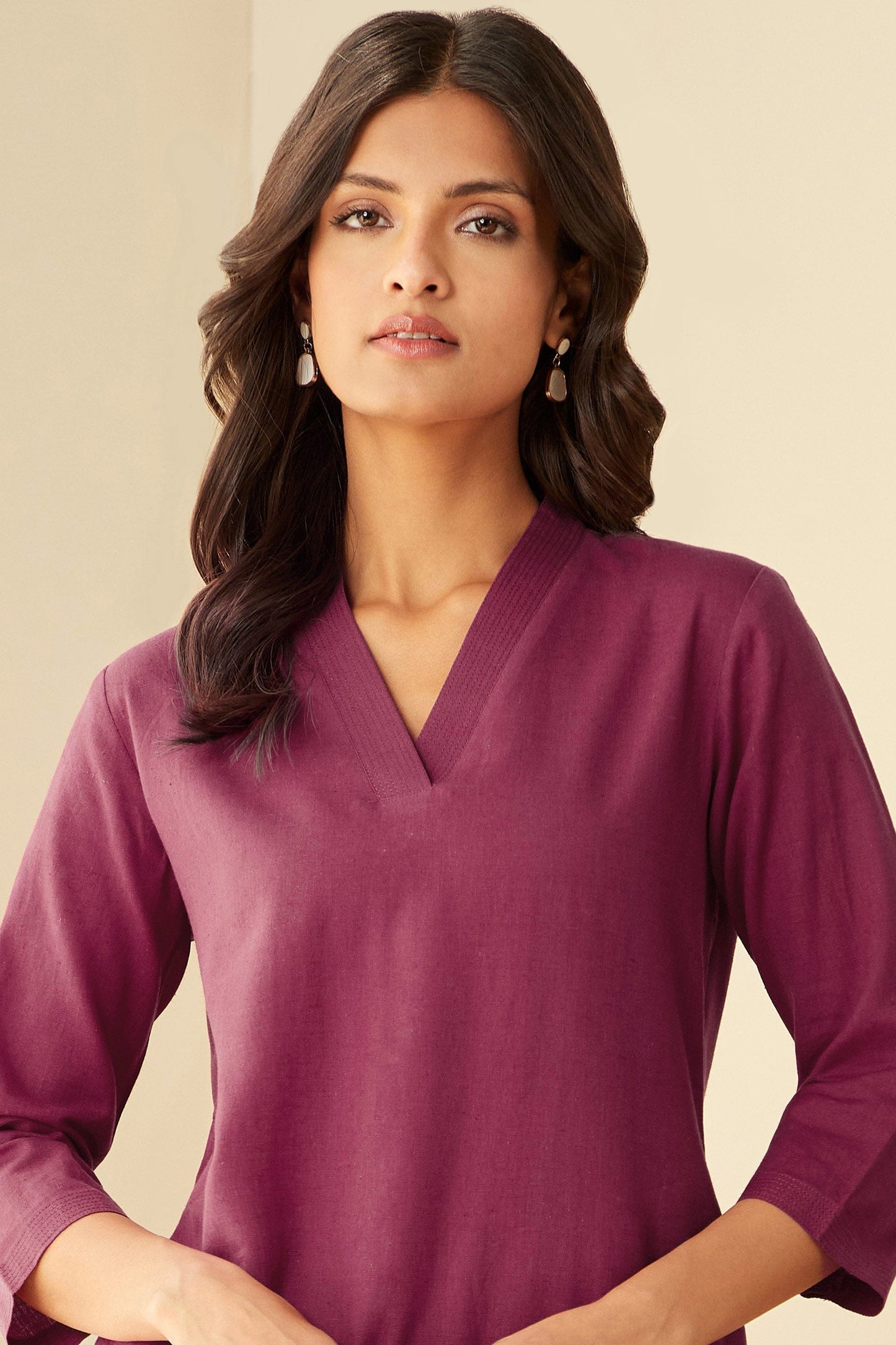 Roza Seher Raspberry Pink Kurta