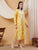 Anika Chikankari Mulmul Co-ord Set (Yellow)