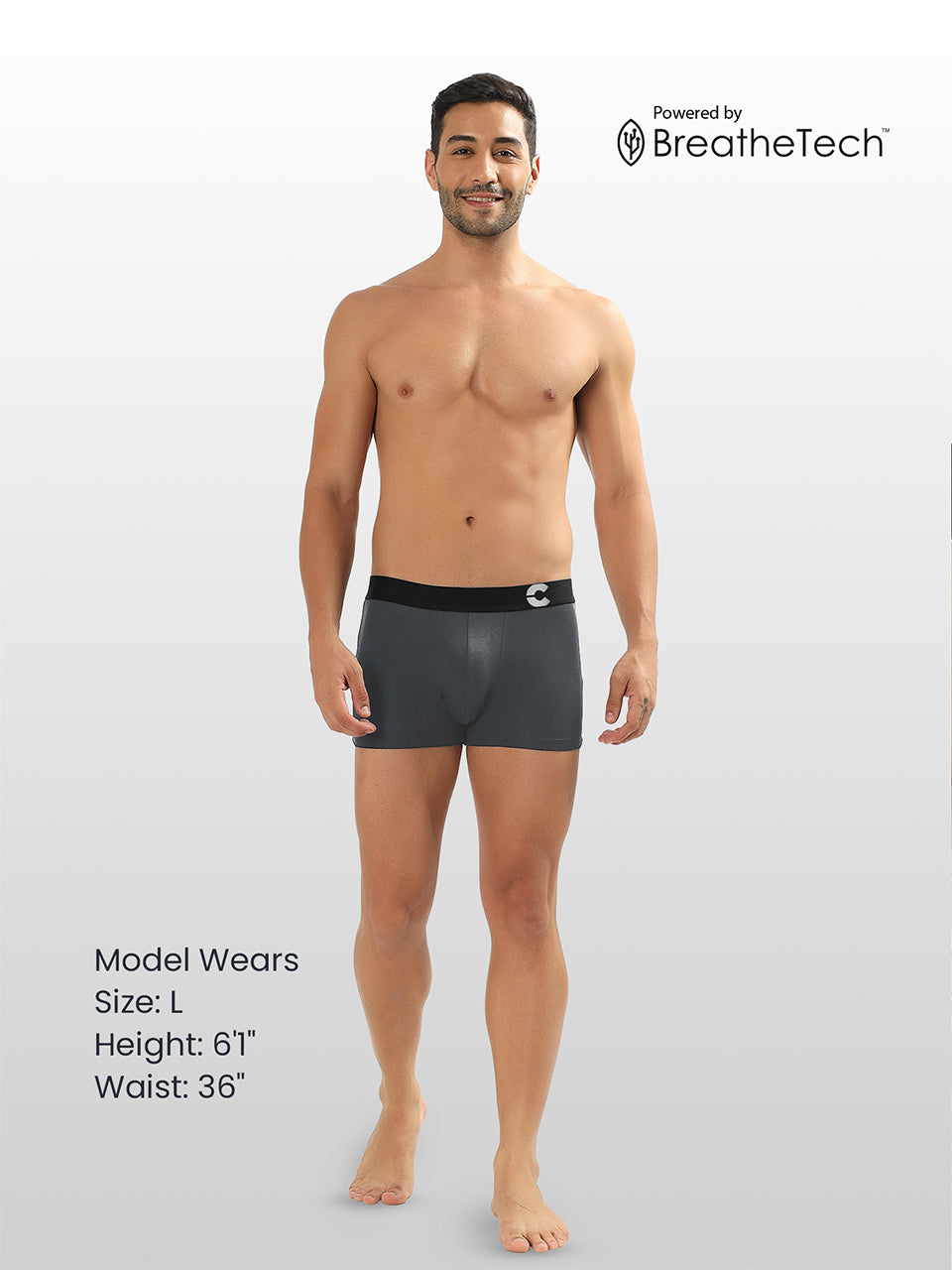 Men's Anti-Bacterial Micro Modal Trunk (Pack of 2)