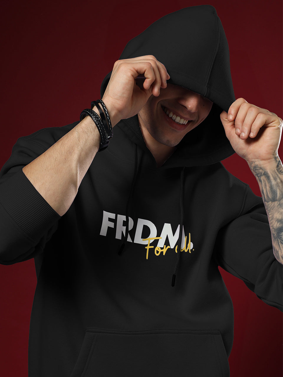 FRDM. Black Hoodie
