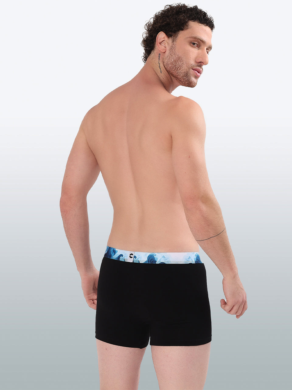 Men's Cotton Abstract Waistband Trunk – Pack of 2