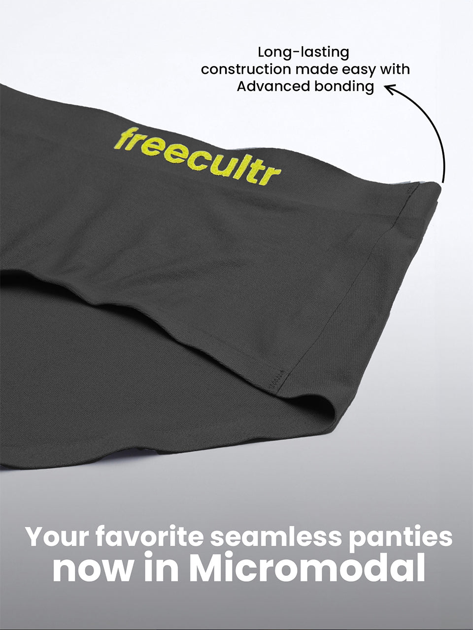 Seamless No Show Micro Modal Hipster panties pack of 2