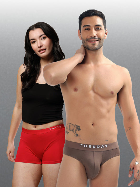 Everyday Expression | Couple Combo (Briefs & Boyshorts)