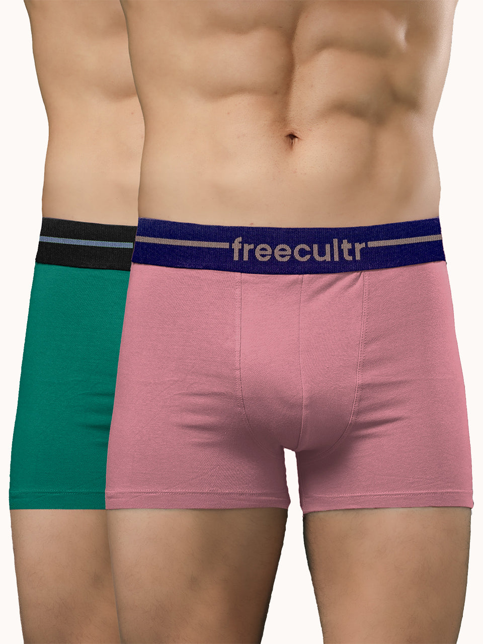 Men’s Adaptive Cotton Stretch Trunks Pack of 2