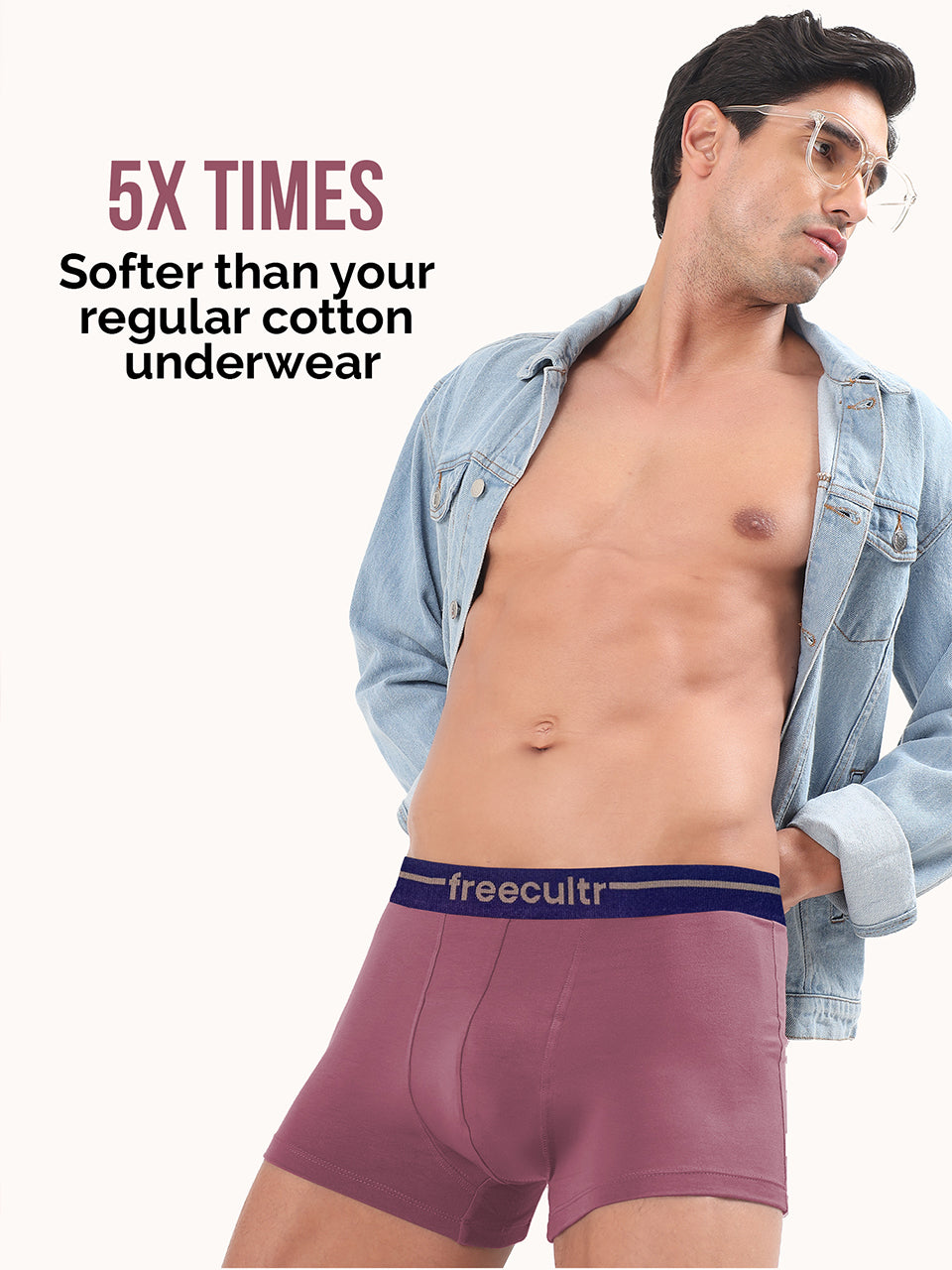 Men’s Adaptive Cotton Stretch Trunks Pack of 1