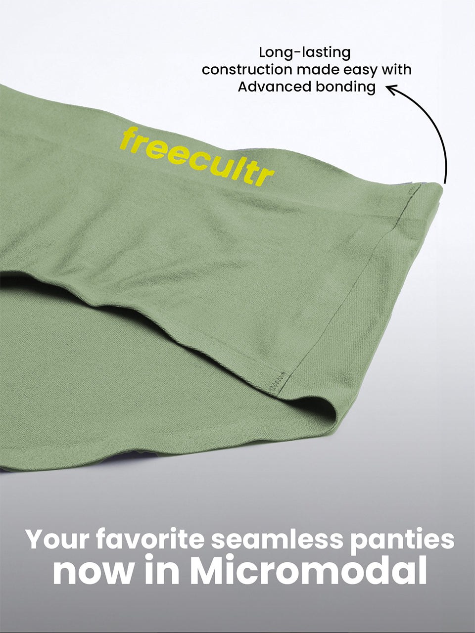 Seamless No Show Micro Modal Hipster panties pack of 1