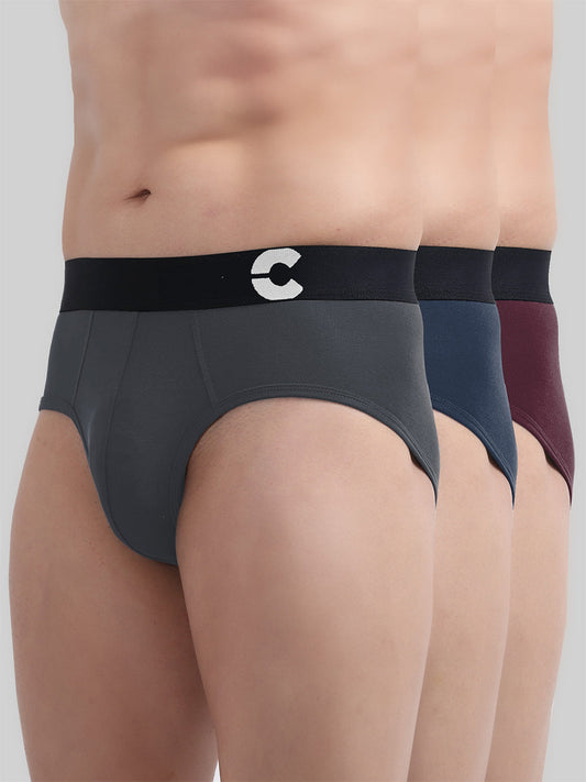 Men's Anti-Bacterial Micro Modal Brief (Pack of 3)