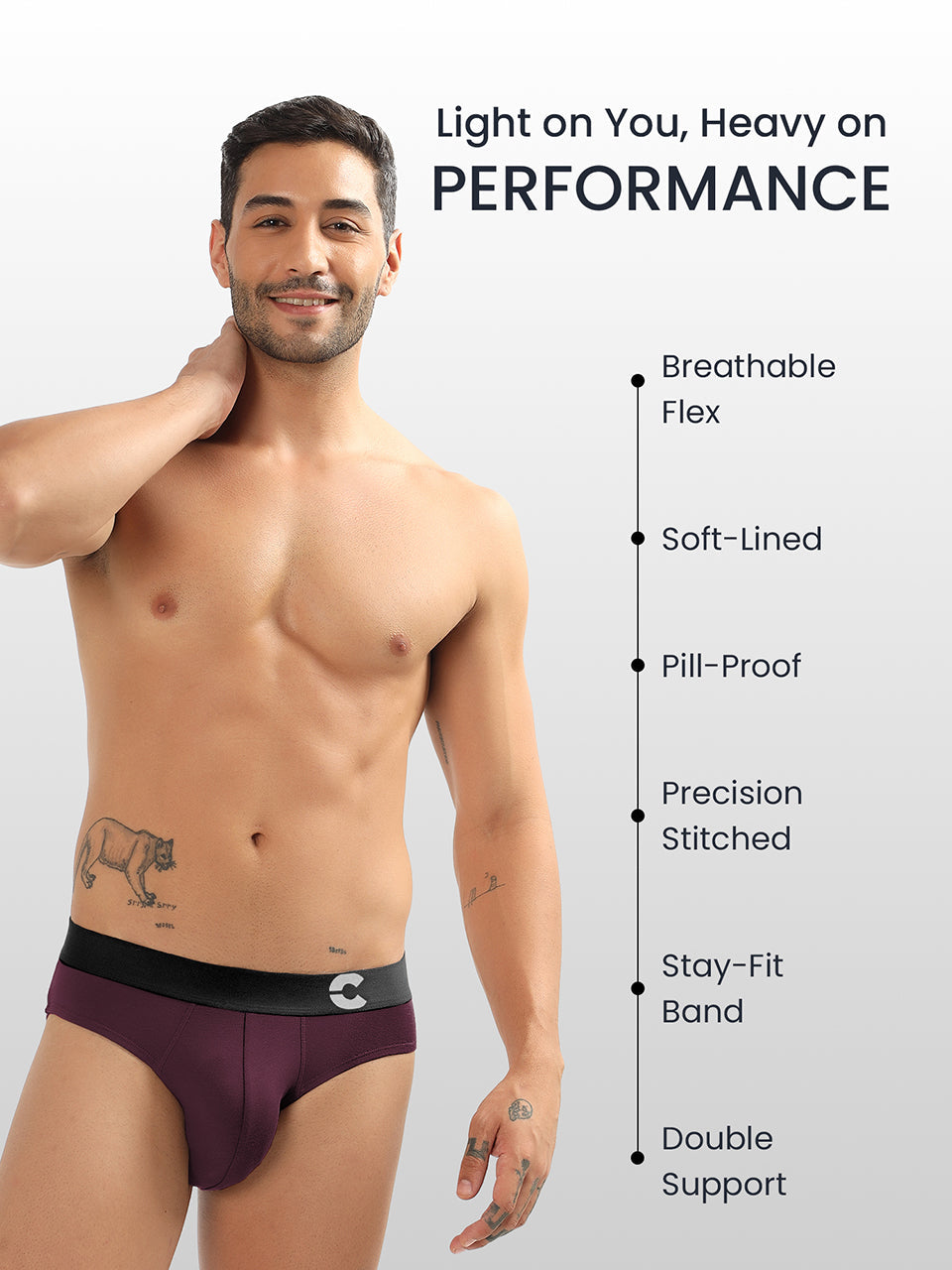 Men's Anti-Bacterial Micro Modal Brief (Pack of 3)