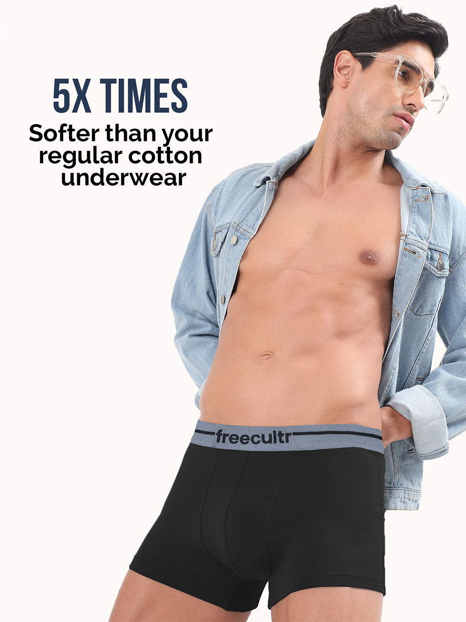 Men’s Adaptive Cotton Stretch Trunks Pack of 1