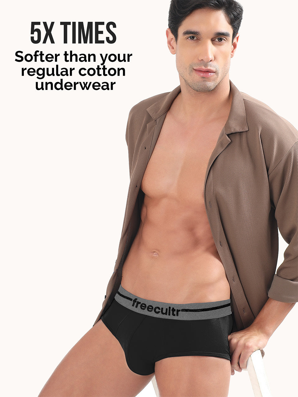 Men’s Adaptive Cotton Stretch Briefs Pack of 1