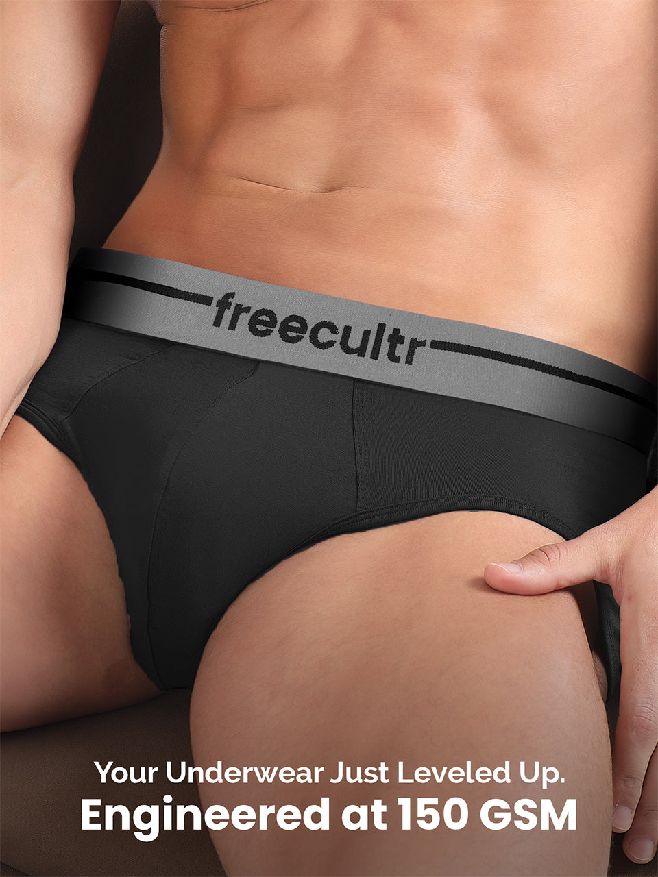 Men’s Adaptive Cotton Stretch Briefs Pack of 3