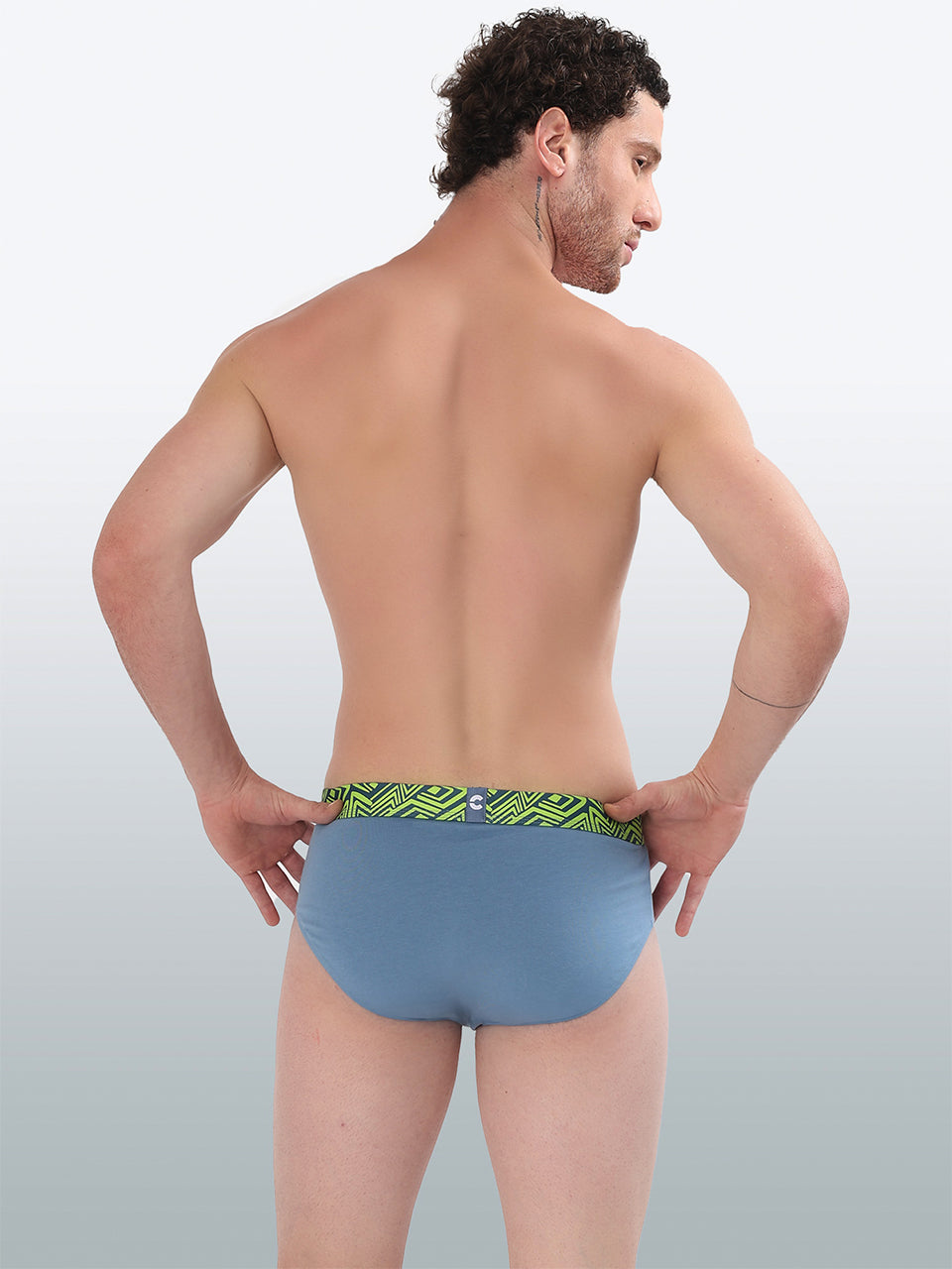 Men's Cotton Abstract Waistband Brief – Pack of 1