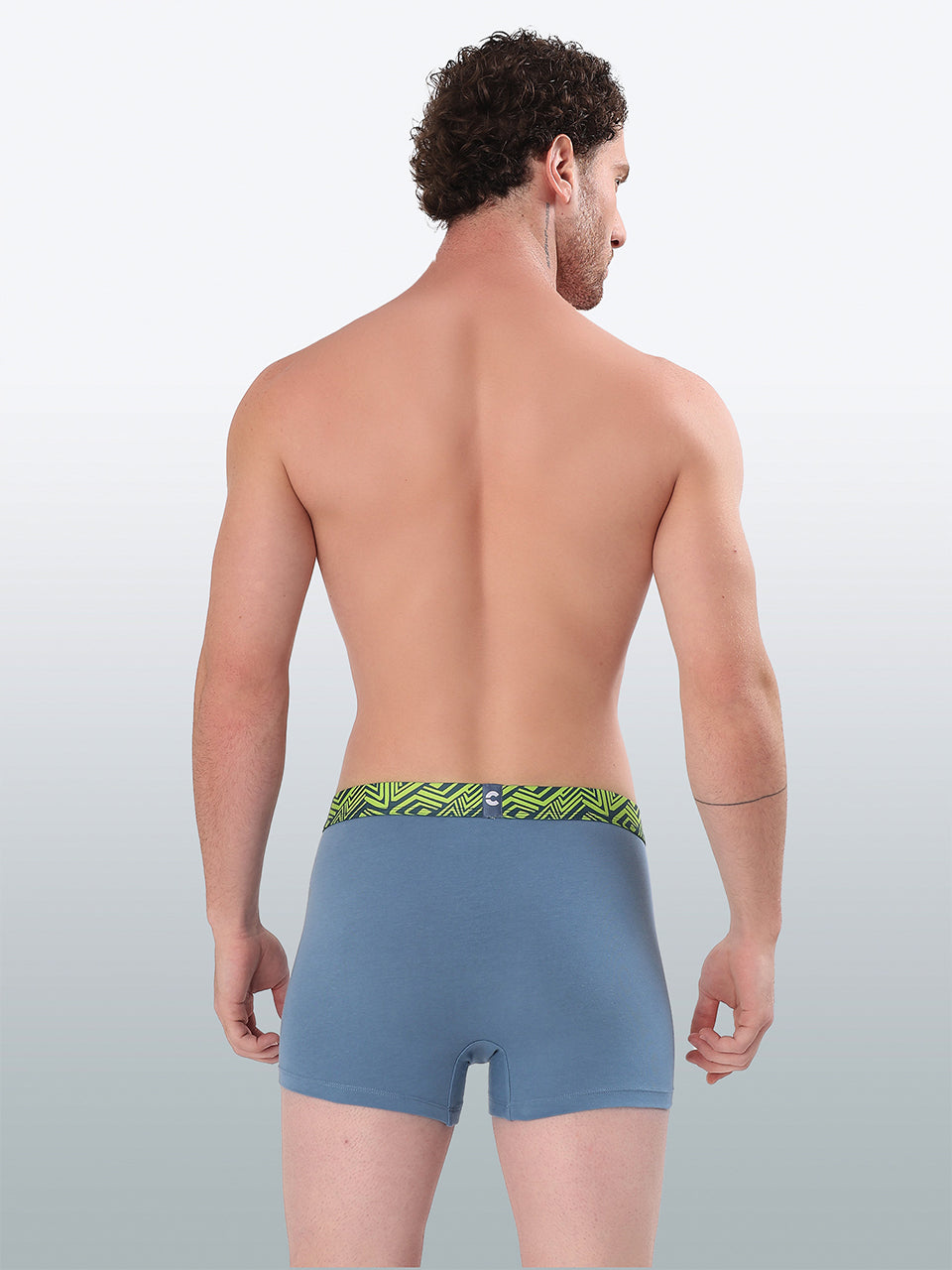 Men's Cotton Abstract Waistband Trunk – Pack of 3