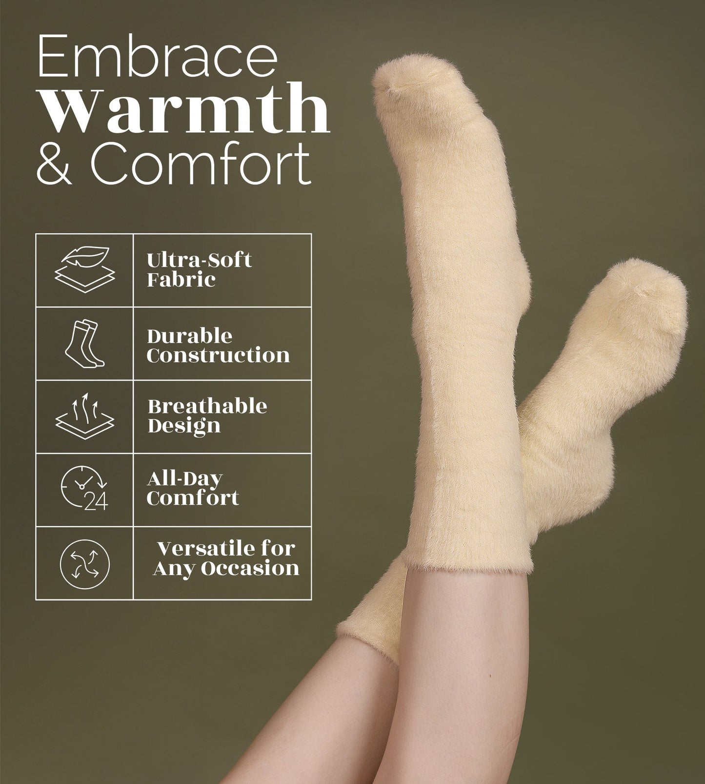 UltraComfort Fleece Socks Unisex Free