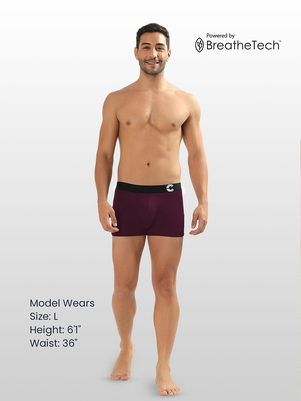 Men's Anti-Bacterial Micro Modal Trunk (Pack of 2)
