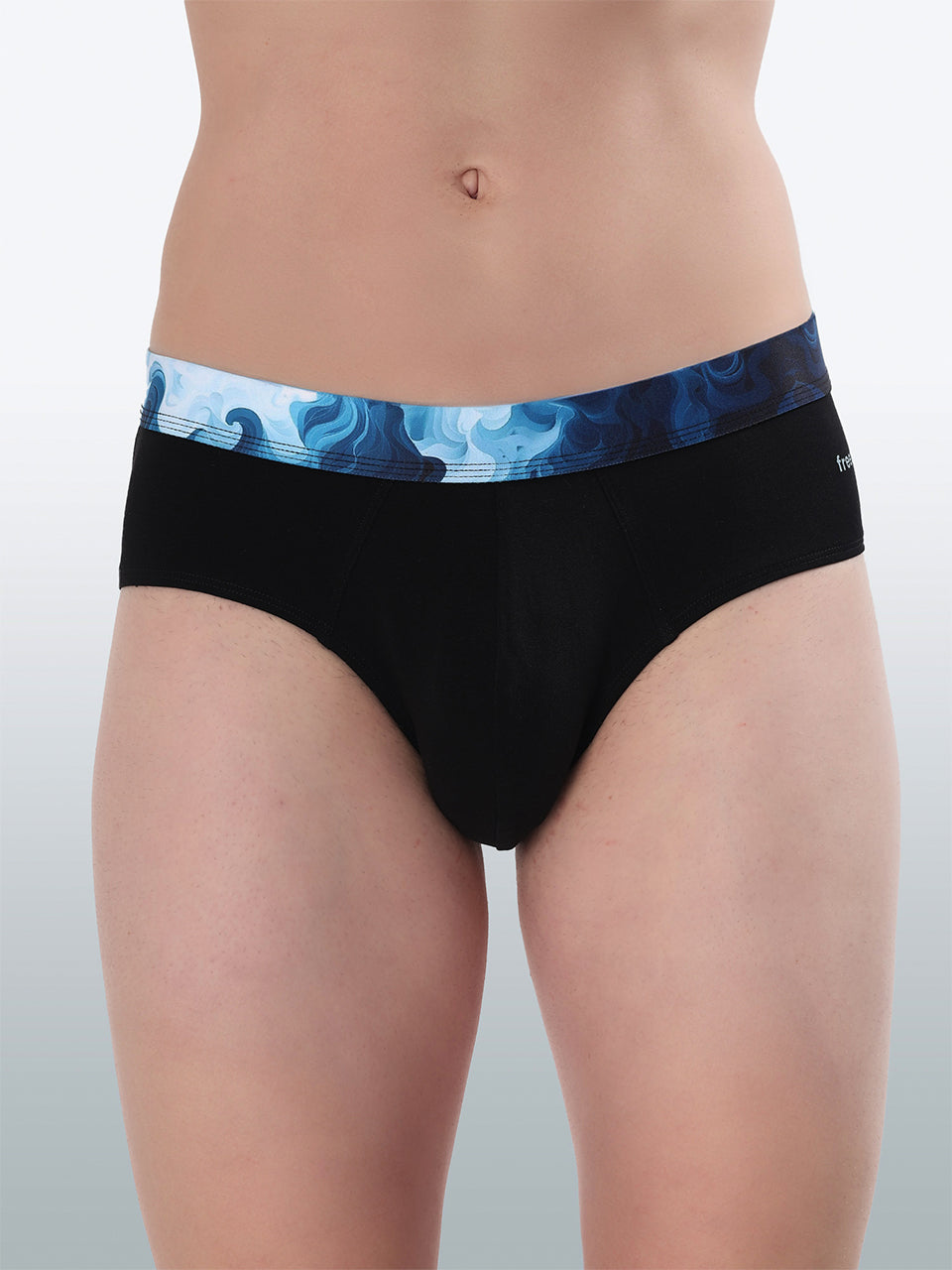 Men's Cotton Abstract Waistband Brief – Pack of 2