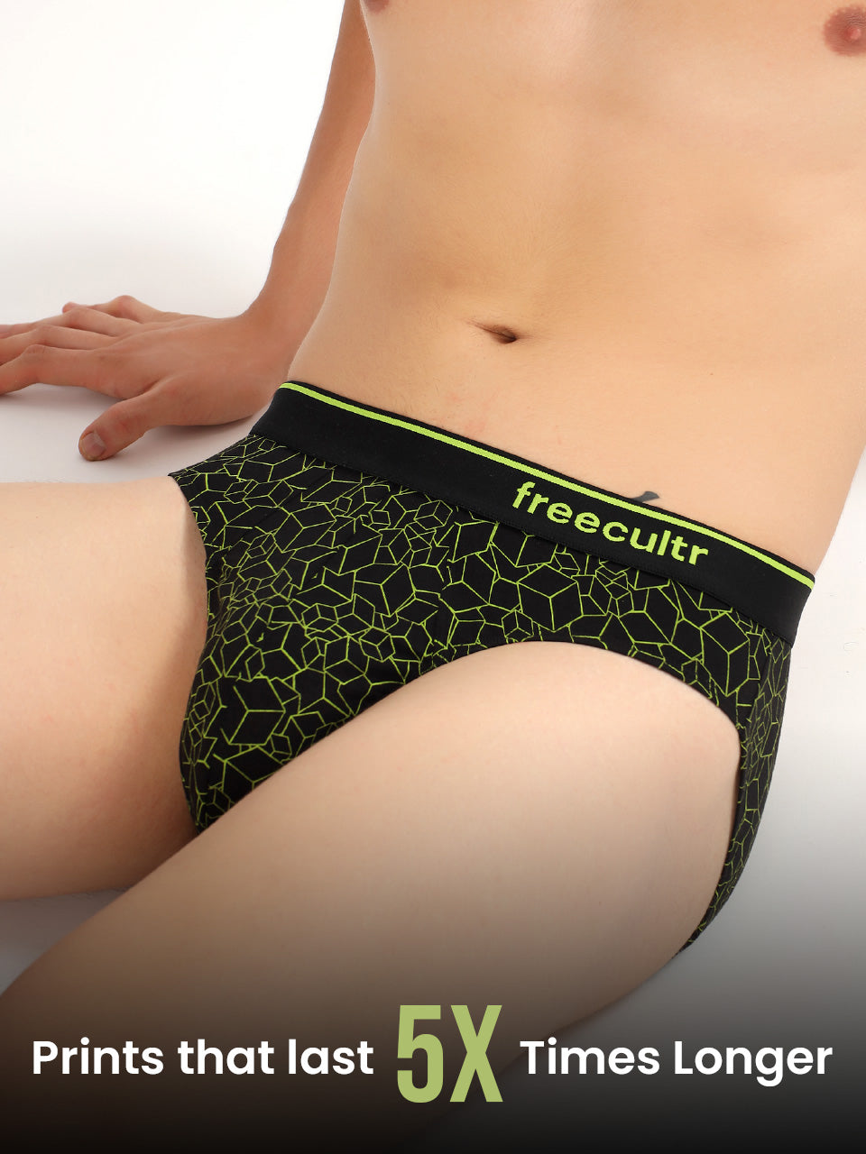 Men's Cotton Printed Briefs (Pack of 3)