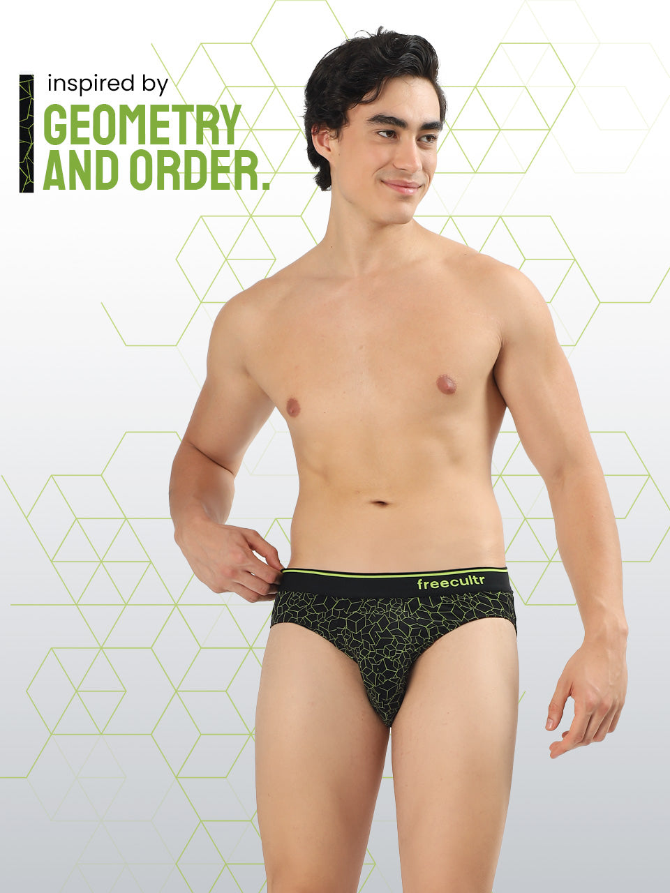Men's Cotton Printed Briefs (Pack of 1)