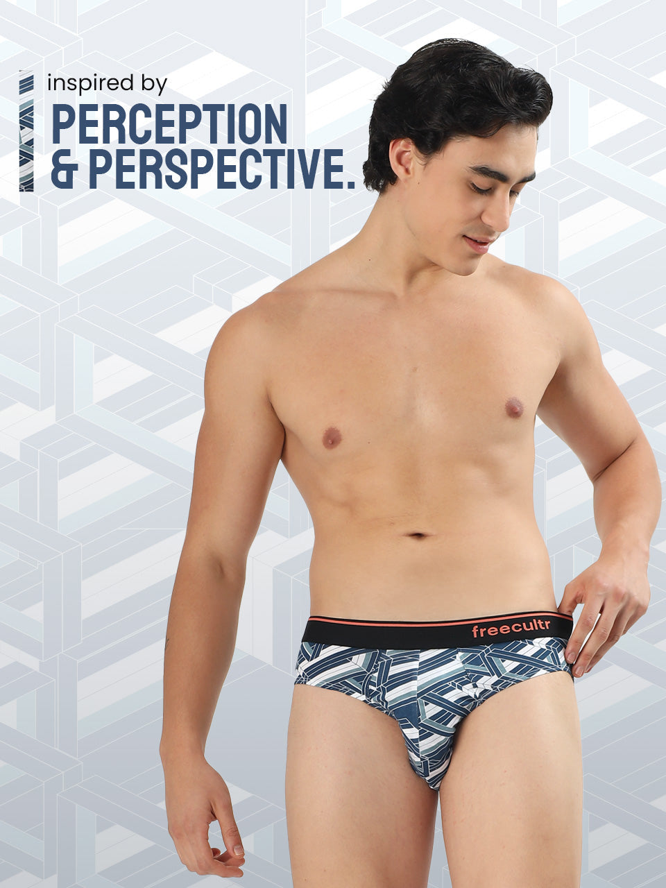 Men's Cotton Printed Briefs (Pack of 1)
